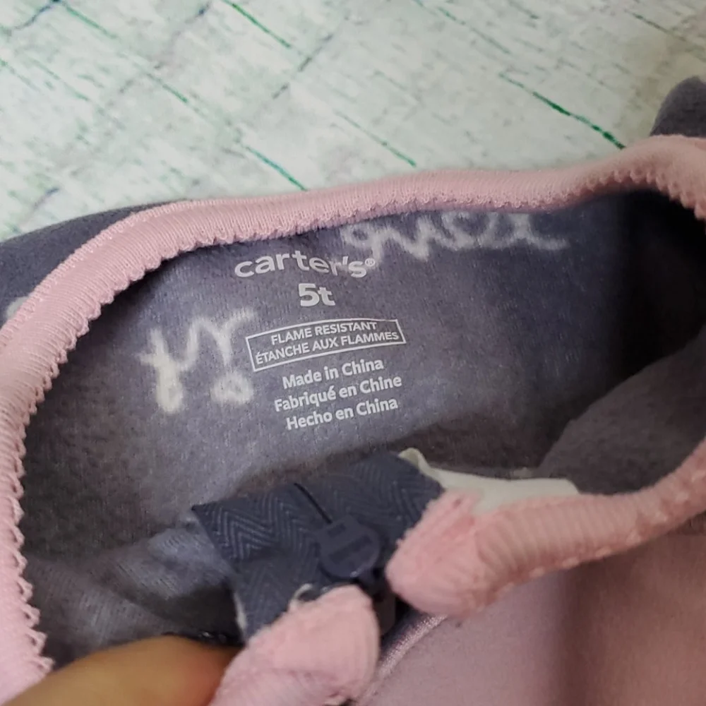 Kid's Carter's Heart Blanket Sleeper